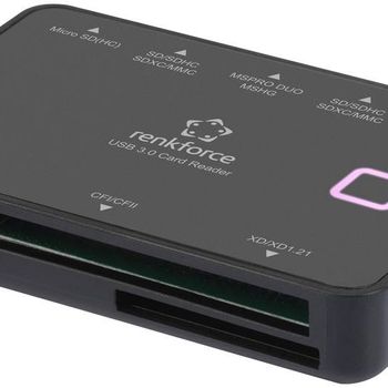Artikelbild des Artikels “Renkforce Externer Speicherkartenleser Micro-USB B (USB 3.2 Gen 1) Schwarz “