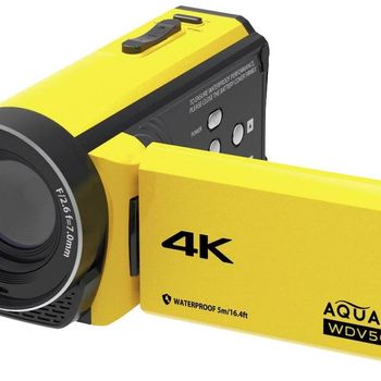 Product image of the product “Aquapix WDV5630 Handheld camcorder 13 MP 4K Ultra HD Yellow ”