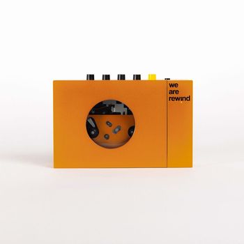 Immagine del prodotto “WE ARE REWIND 252426 lettore e registratore cassette Lettore portatile di cassette 1 console Arancione ”