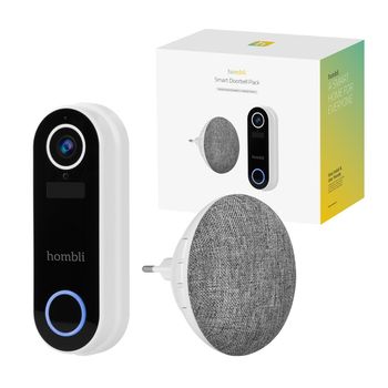 Image du produit “Hombli Smart Doorbell Pack Noir, Blanc ”