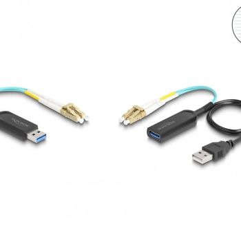Product image of the product “DeLOCK USB 10 Gbps Type-A Extender Set over LC Duplex cable ”