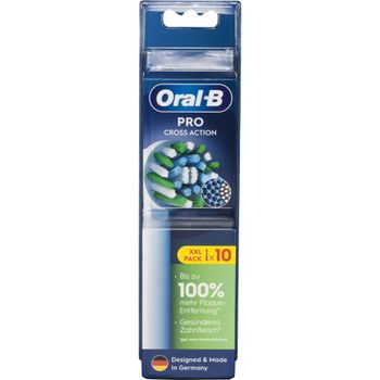 Product image of the product “Oral-B Cross Action Aufsteckbürsten for elektrische Zahnbürste 10 St. white ”