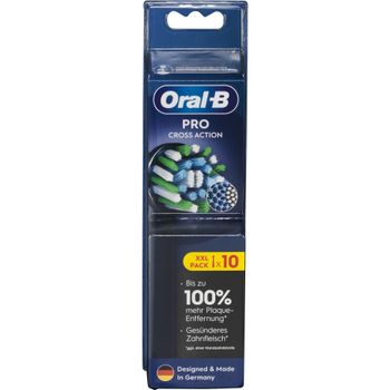 Product image of the product “Oral-B Cross Action Aufsteckbürsten for elektrische Zahnbürste 10 St. black ”