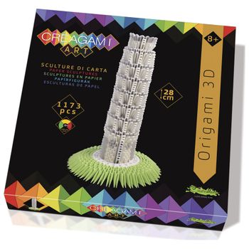 Product image of the product “Creagami Origami 3D Schiefe Turm from Pisa 1173 Teile ”