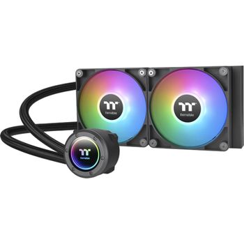 Product image of the product “Thermaltake TT TH240 ARGB Processor All-in-one liquid cooler 12 cm Black 1 pc(s) ”