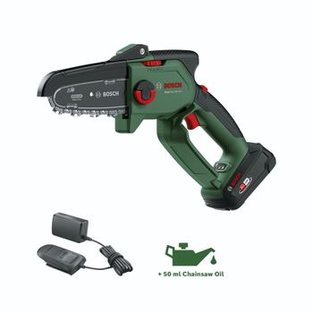 Artikelbild des Artikels “Bosch Home and Garden EasyChain 18V-15-7 mit Akku 2.5Ah Akku-Kettensäge “