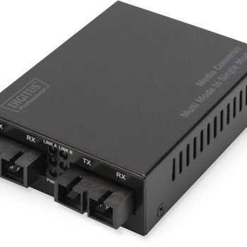Product image of the product “Digitus Gigabit Multimode/Singlemode Media Converter SC/SC ”