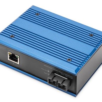 Immagine del prodotto “Digitus Convertitore multimediale industriale Gigabit RJ45, SC 0,5 km ”