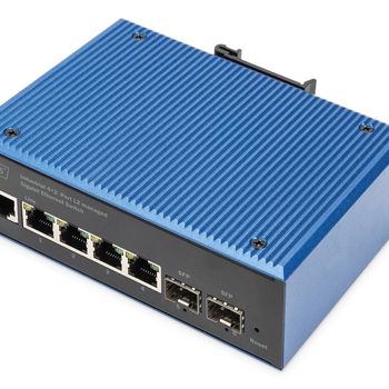 Product image of the product “Digitus Industrial 4+2 -Port L2 managed Gigabit Ethernet Switch ”