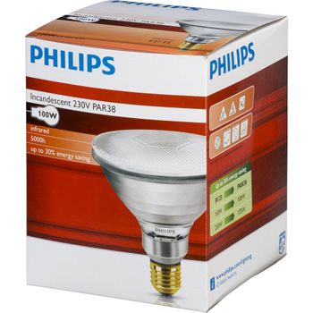 Product image of the product “Philips Infrarotlampe PAR38 IR 100W E27 230V CL ”