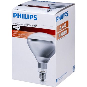 Product image of the product “Philips Infrarotlampe BR125 IR 150W E27 230-250V CL ”