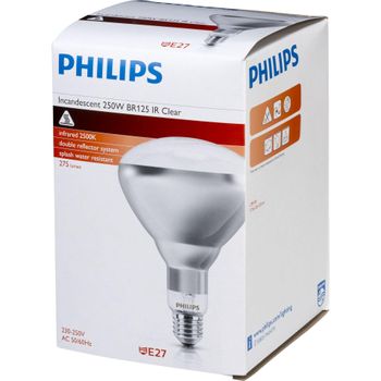 Product image of the product “Philips Infrarotlampe BR125 IR 250W E27 230-250V CL ”