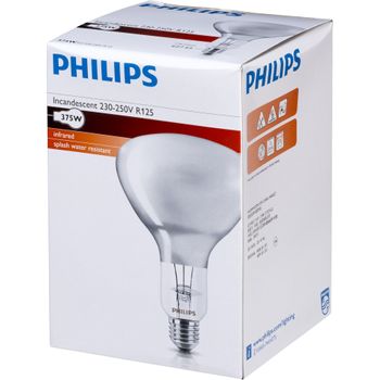 Product image of the product “Philips Infrarotlampe BR125 IR 375W E27 230-250V CL ”