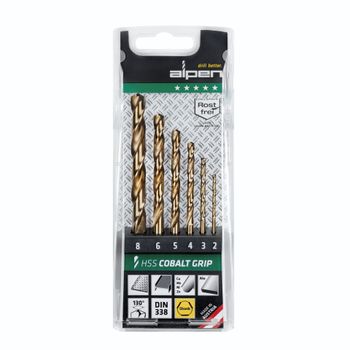 Artikelbild des Artikels “Alpen-Maykestag Alpen Kassette HSS Cobalt GRIP 3 -kant TM 6, 2-3-4-5-6-8 “