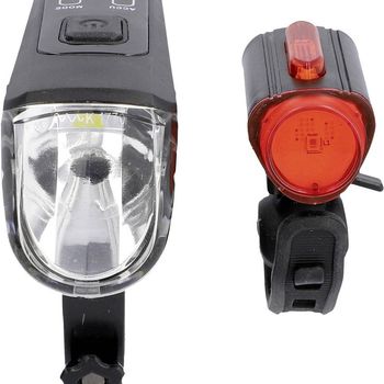 Immagine del prodotto “FISCHER FAHRRAD Fahrradbeleuchtung Set TWIN-60/30/15 LED nero ”