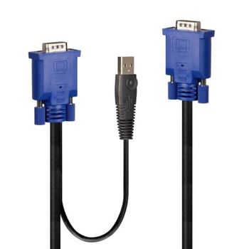 Product image of the product “Lindy 2m Combined KVM and USB Cable ”