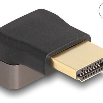 Artikelbild des Artikels “DELOCK HDMI Adapter St zu Bu 90° Oben gewinkelt grau Metall “