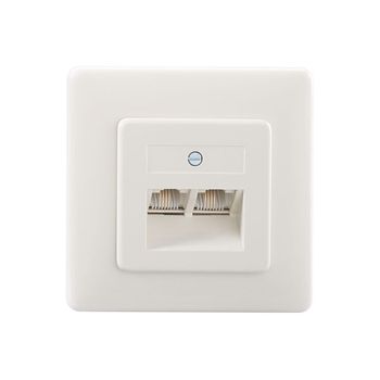 Artikelbild des Artikels “Rutenbeck Anschlussdose IAE/UAE 2x8 (4) TRS Up reinweiß “