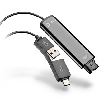Product image of the product “HP Poly DA75 USB to QD Black Adapter TAA ”
