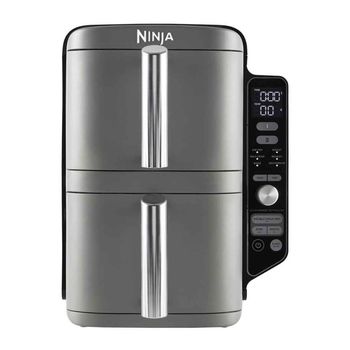 Product image of the product “Ninja SL400UK Double Stack XL 9.5L Hot Air Fryer with 2 Drawers and 2 Racks - 2470W - grey silber ”