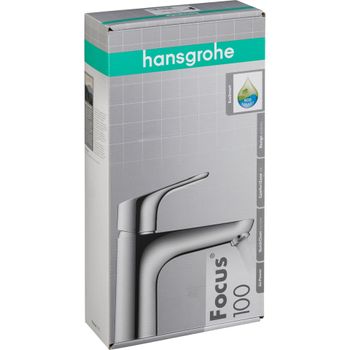 Imagen del producto “Hansgrohe Focus EH-WT-Mischer 100 m. Zugstangen-Ablaufgarnitur ”