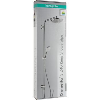 Artikelbild des Artikels “Hansgrohe Crometta S Showerpipe 240 1jet EcoSmart Reno chrom “