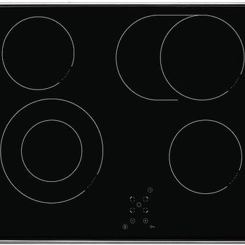 Product image of the product “Amica KMC 742 600 E hob Black Built-in 60 cm Ceramic 4 zone(s) ”