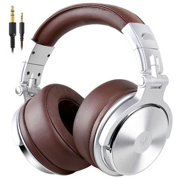 Product image of the product “OneOdio Pro-40 Over Ear headset kabelgebunden Stereo silver, brown High-Resolution Audio Faltbar, Schwenkbare Ohrmuscheln DJ ”