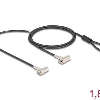 Product image of the product “Navilock 20936 cable lock Black, Silver 1.8 m ”