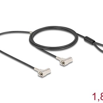 Product image of the product “Navilock 20934 cable lock Black, Silver 1.8 m ”