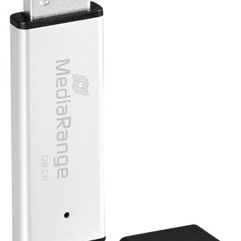Product image of the product “MediaRange MR1902 USB flash drive 128 GB USB Type-A 3.2 Gen 1 (3.1 Gen 1) Black, Silver ”
