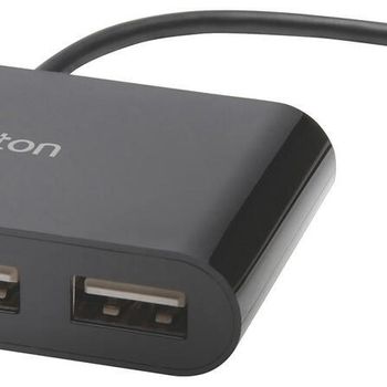Artikelbild des Artikels “Kensington K39120EU USB-Hub 4 Port USB-A USB 2.0 480MBit/s Schwarz HUB USB 2.0 4-Port “