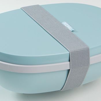 MEPAL Lunchbox Ellipse duo 7.5 cm hoch 825 + 600 ml nordic green 