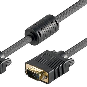 Image du produit “Goobay 50490 câble VGA 5 m VGA (D-Sub) Noir ”
