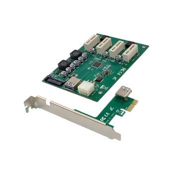 Artikelbild des Artikels “Conceptronic EMRICK10G PCIe zu 4x PCIe-x1 Erweiterung “