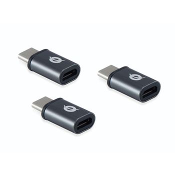 Product image of the product “Conceptronic DONN USB-C to Micro USB OTG Adapter 3-Pack ”