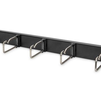 Immagine del prodotto “Digitus Pannello di gestione cavi con staffe d’acciaio per armadi 482,6 mm (19”), 1HE ”