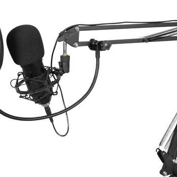 Artikelbild des Artikels “Omnitronic BMS-1C Stand USB-Mikrofon Übertragungsart (Details):Kabelgebunden inkl Spinne, inkl. Kabel, inkl. Stativ USB Kabelgebunden “