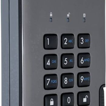 Image du produit “iStorage diskAshur PRO2 256-bit 500GB USB 3.2 secure encrypted hard drive IS-DAP2-256-500-C-G ”