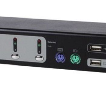 Product image of the product “Equip Dual Monitor 4-Port Combo KVM Switch ”