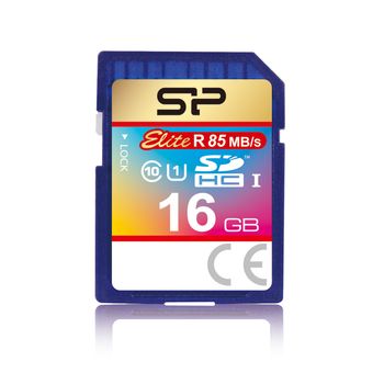 Image du produit “Silicon Power Elite UHS-I, 16GB 16 Go SDHC Classe 10 ”