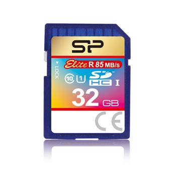 Image du produit “Silicon Power Elite UHS-I, 32GB 32 Go SDHC Classe 10 ”