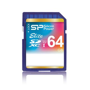 Image du produit “Silicon Power Elite 64 Go SDXC Classe 10 ”