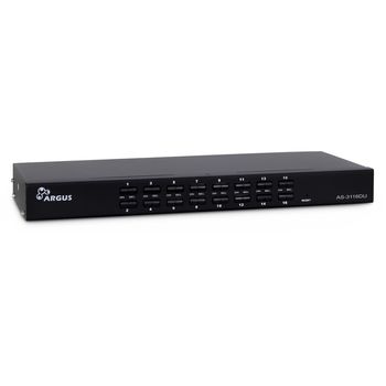 Product image of the product “Inter-Tech KVM AS-3116DU VGA KVM switch Rack mounting Black ”