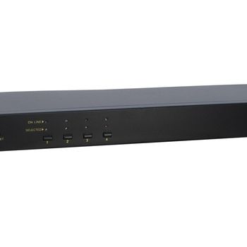 Product image of the product “Inter-Tech KVM KS-3104 KVM switch Rack mounting Black ”