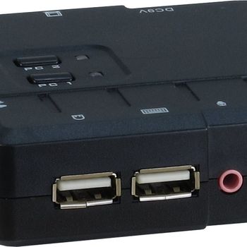 Product image of the product “Inter-Tech KVM CS-21UA KVM switch Black ”