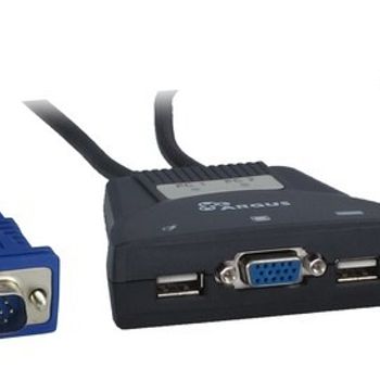 Product image of the product “Inter-Tech KVM-LS-21JA KVM switch Black ”