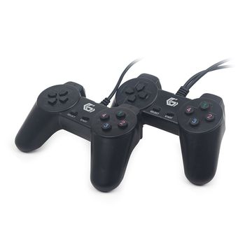 Image du produit “Gembird JPD-UB2-01 accessoire de jeux vidéo Noir USB 2.0 Manette de jeu PC ”