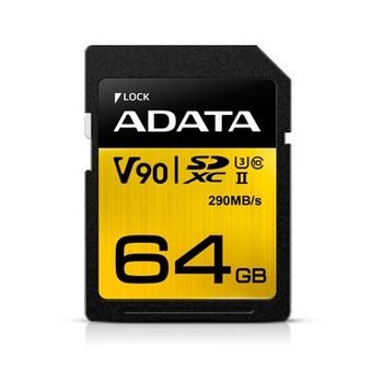 Image du produit “ADATA Premier ONE 64 Go SDXC UHS-II Classe 10 ”