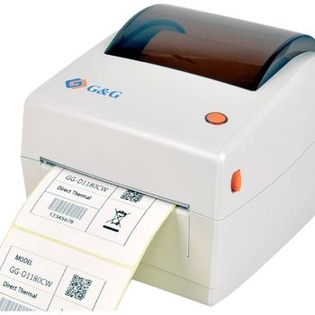 Artikelbild des Artikels “G&G GG-D1180CW Etikettendrucker Thermodirekt 203 x 203 dpi Etikettenbreite (max.): 104mm USB “
